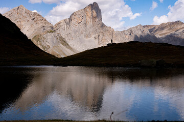 Pic / Aiguilles d'Ansabère, lac de montagne, Pyrénées
