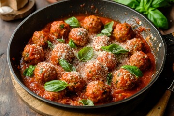 Hearty Italian Meatballs in a Zesty Tomato Sauce