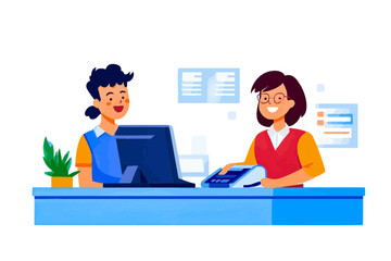 business people working together