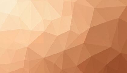 Obraz premium Warm low-poly abstract background with beige and orange hues 