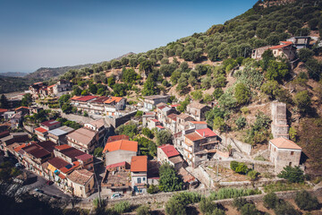 Fototapeta premium Bagaladi village of Aspromonte near Reggio Calabria