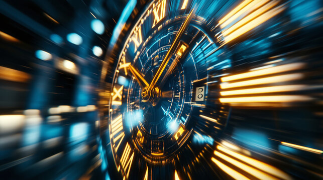 Ritmo Temporale: Cronometro Digitale con Effetto Glowing e Design Moderno