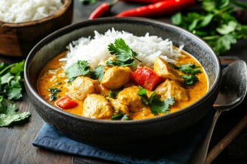 Chicken Curry with Rice - A Flavorful and Healthy Dish