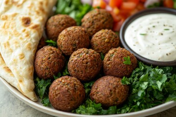 Delicious Falafel Bites with Fresh Herbs