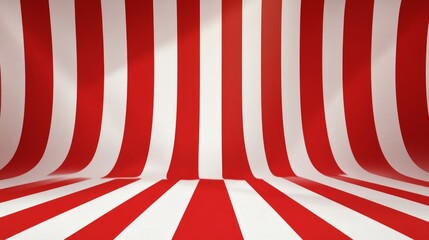 Obraz premium red and white striped background