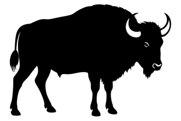Buffalo Silhouette vector illustration