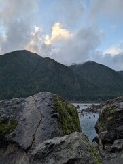 view from the mountain