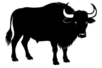 Buffalo Silhouette vector illustration