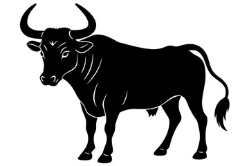 Bull Silhouette vector illustration