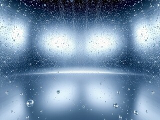 Obraz premium Glittering silver background with metallic accents, glamourous ambiance., high-end design