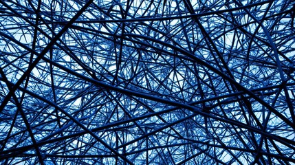 A vivid depiction of a smart digital city featuring an abstract graphic of interconnected networks, reflecting the vision of a future 5G-driven city seamlessly linked with social media platforms.