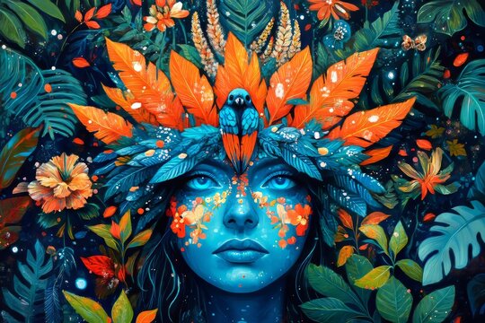 A world of enchanting, dreamlike, and vibrant hues where fantasies glow, embodying the nascent stages of imaginative thought.