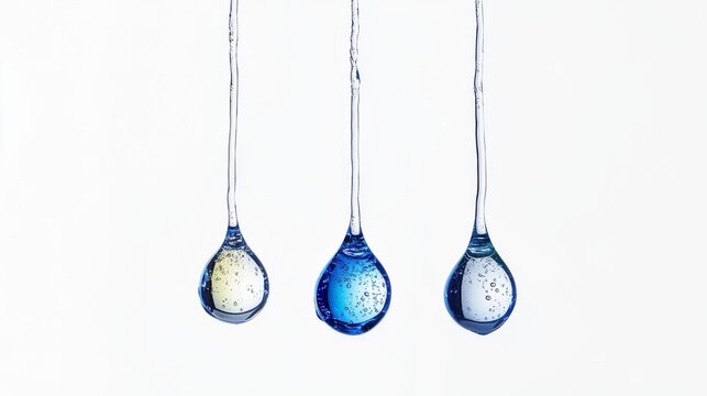 A digital artwork featuring drool or slime cascading onto a clear background.