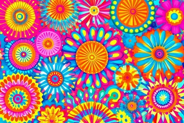 A modern digital piece characterized by vivid and complex patterns, showcasing dynamic and imaginative creativity, and delivering a powerful and striking visual impact, while enveloping viewers in a