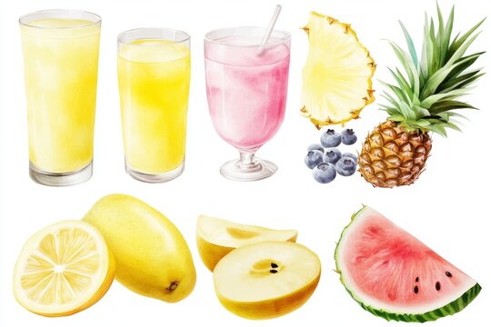 Digital artwork with bright tropical themes, characterized by a lively and creative style, delivering a contemporary and impactful visual effect while evoking a joyful and spirited ambiance.