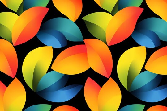 A modern and striking piece of abstract digital art, characterized by colorful fluid patterns and a dynamic, imaginative design that invites a playful and lively atmosphere.