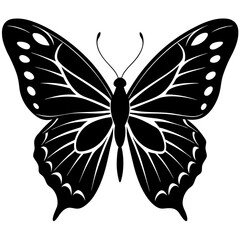 Butterfly Silhouette vector illustration