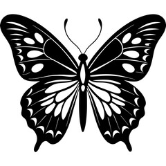 Butterfly Silhouette vector illustration