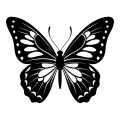Butterfly Silhouette vector illustration