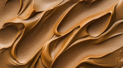 Delicious chocolate texture showcasing rich brown color and creamy consistency ideal for desserts