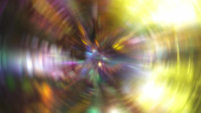 Futuristic neon portal. Abstract glowing tunnel. Holographic ball. Neon backdrop. Intro and transition