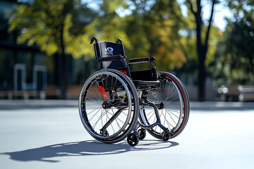 Obraz premium Modern Wheelchair Design for Enhanced Mobility