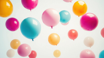 colorful balloons background