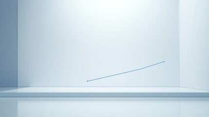 Minimalist Interior Space with Simple Line in Artistic Design