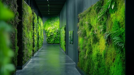 Preserved moss textures for eco-inspired interiors