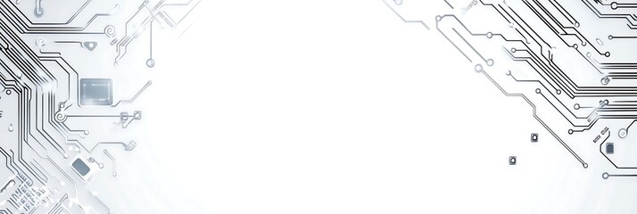 Abstract circuit board design, perfect for technology-themed backgrounds or digital art.