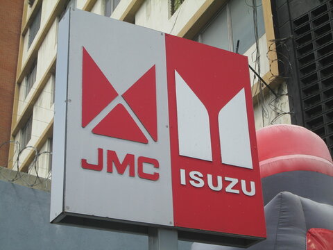 Isuzu and JMC are two vehicle brands that have collaborated in the production of trucks and pickup trucks.Editorial, Editorial Ilustrative. Caracas, Venezuela December 20, 2024.