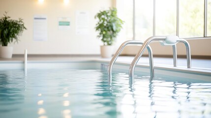 Therapy pool session for joint pain relief, comprehensive care, aquatic healing