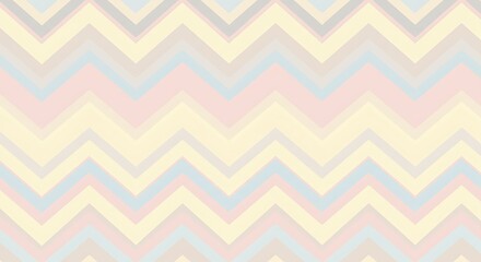 Pastel chevron pattern.  Geometric abstract background.  Childish zigzag design.  Light colors. Soft colors.  Kids.