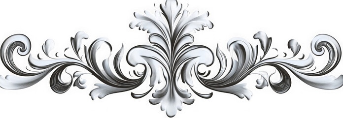 Fototapeta premium PNG Pattern drawing white black. 