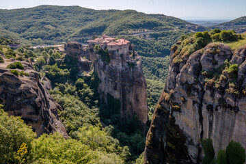 Fototapeta premium Views of the Meteora monasteries in Greece