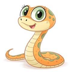 Fototapeta premium cartoon snake cartoon