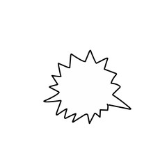 comic explosion bubble