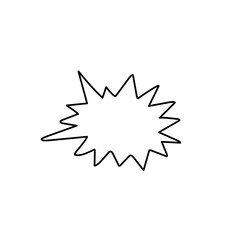 comic explosion bubble