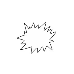 comic explosion bubble