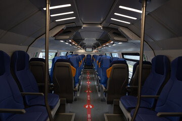 Fototapeta premium interior of a train