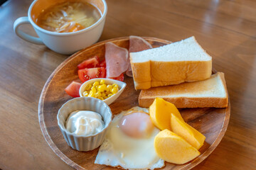 ヘルシーな朝食