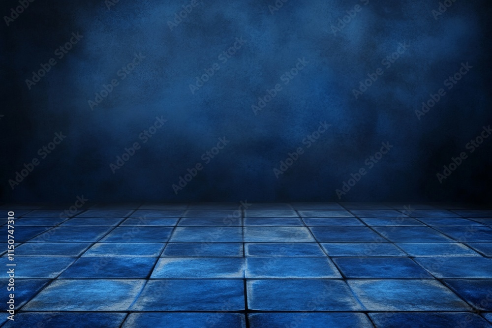 Poster a high-tech, futuristic backdrop with neon lights and grid lines, using a geometric pattern, created