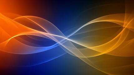 Naklejka premium A dynamic digital abstract setting with swirling, colorful waves, producing a modern and visually artistic effect.