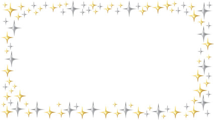 3d chrome emoji star border background, twinkle sparkle frame for awards certificates and fun projects png illustrator transparent