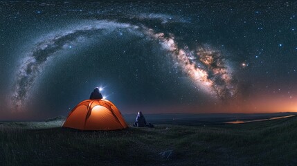 Camping Under the Milky Way: A Night Under the Stars