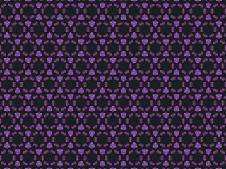 Seamless dark purple geometric pattern, intricate repeating hexagonal design background