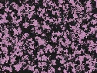 Abstract swirling pattern in shades of black and mauve