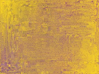 Textured yellow and purple abstract background, grunge, distressed, artistic, paint strokes