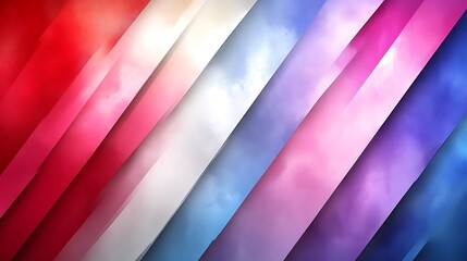 Obraz premium Abstract Diagonal Stripes Colorful Cloud Background