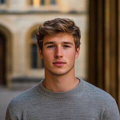 Hyperrealistic Photography Handsome White British